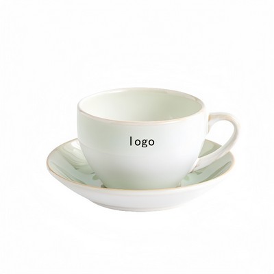 Ceramic Coffee Cup Set with Elegant Pour-Over Design