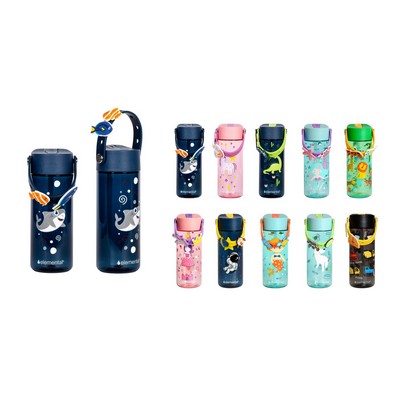 Elemental® Splash Charm 18oz Tritan Water Bottle - with Drinking Spout and Straw