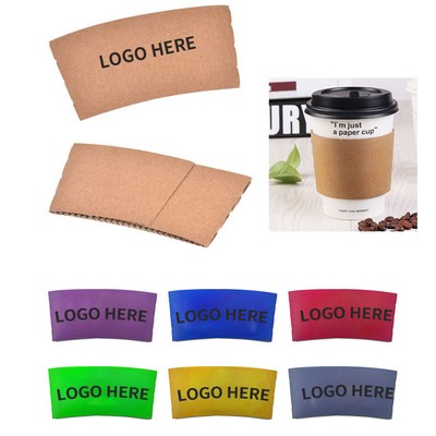 Full Color Paper Coffee Cup Sleeves