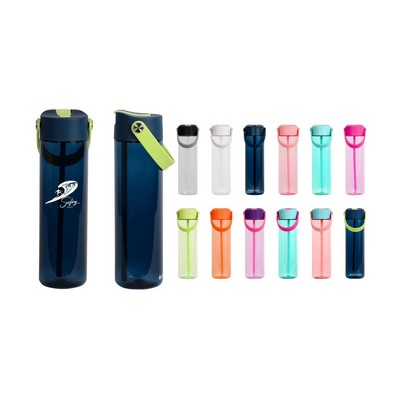 Elemental® Splash 26oz Tritan Water Bottle - with Drinking Spout and Straw
