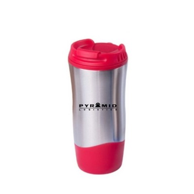 Hourglass-Shaped Stainless Steel Tumbler, 16 Oz.